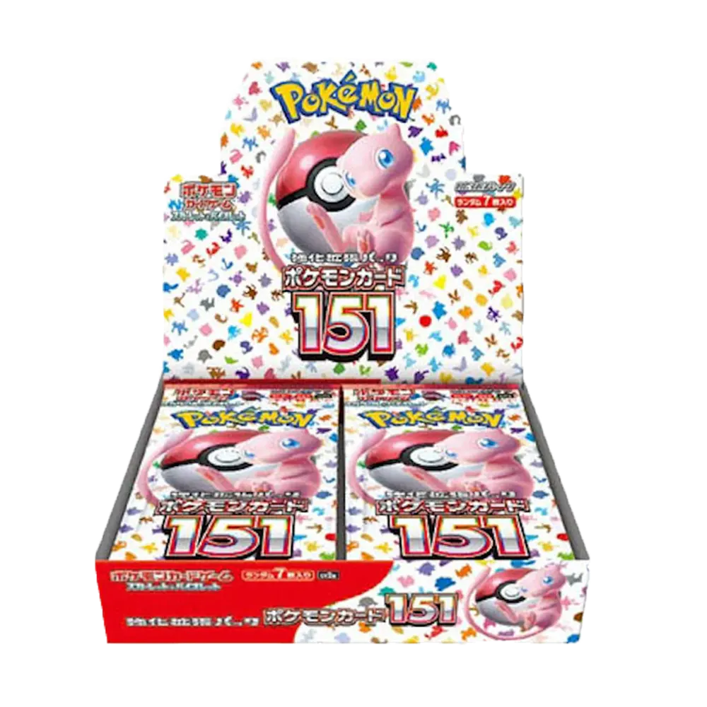 Caja Pokémon 151 en Japonés 20 Sobres
