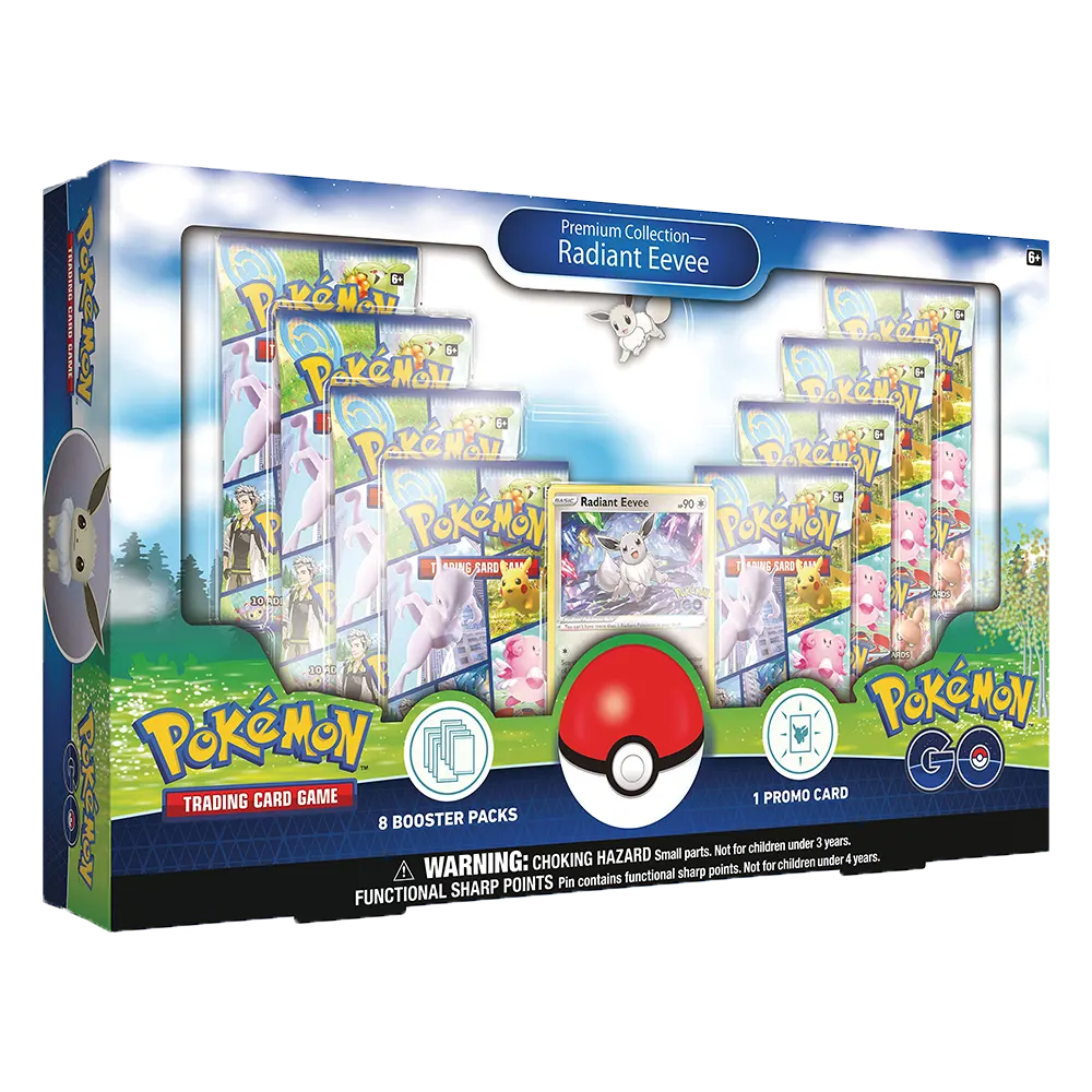 Caja Premium Eevee Radiante Inglés Pokemon GO 2022