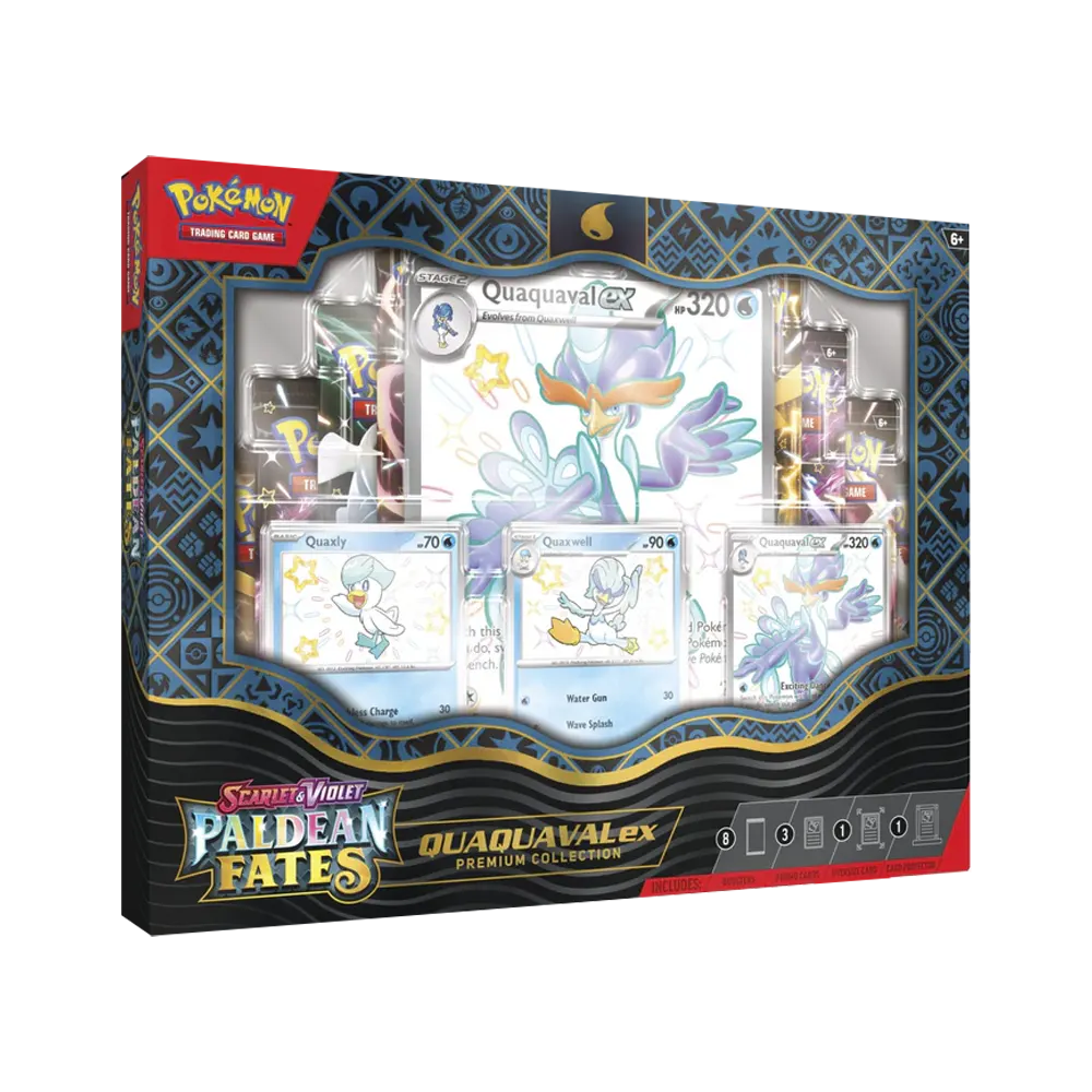 Caja Quaquaval Ex Paldean Fates Inglés Pokémon 2024