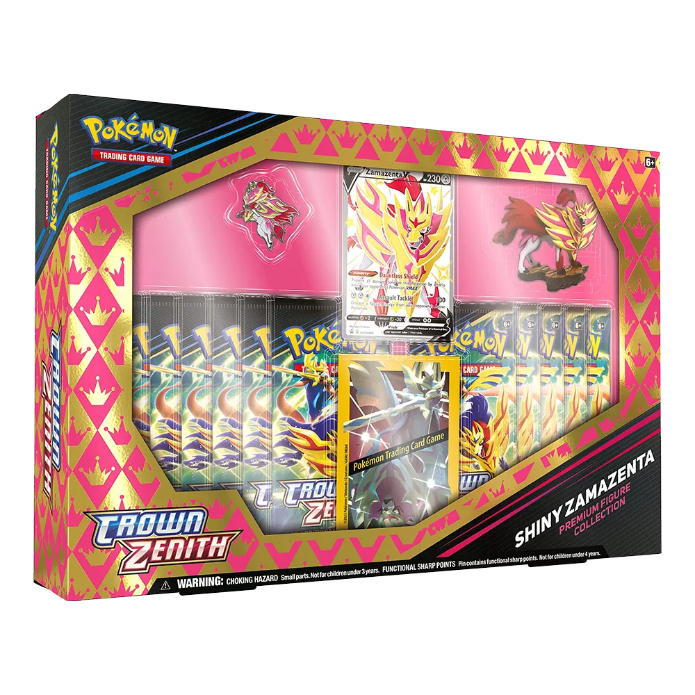 Caja de Zamazenta Cenit Supremo Español Pokémon 2023