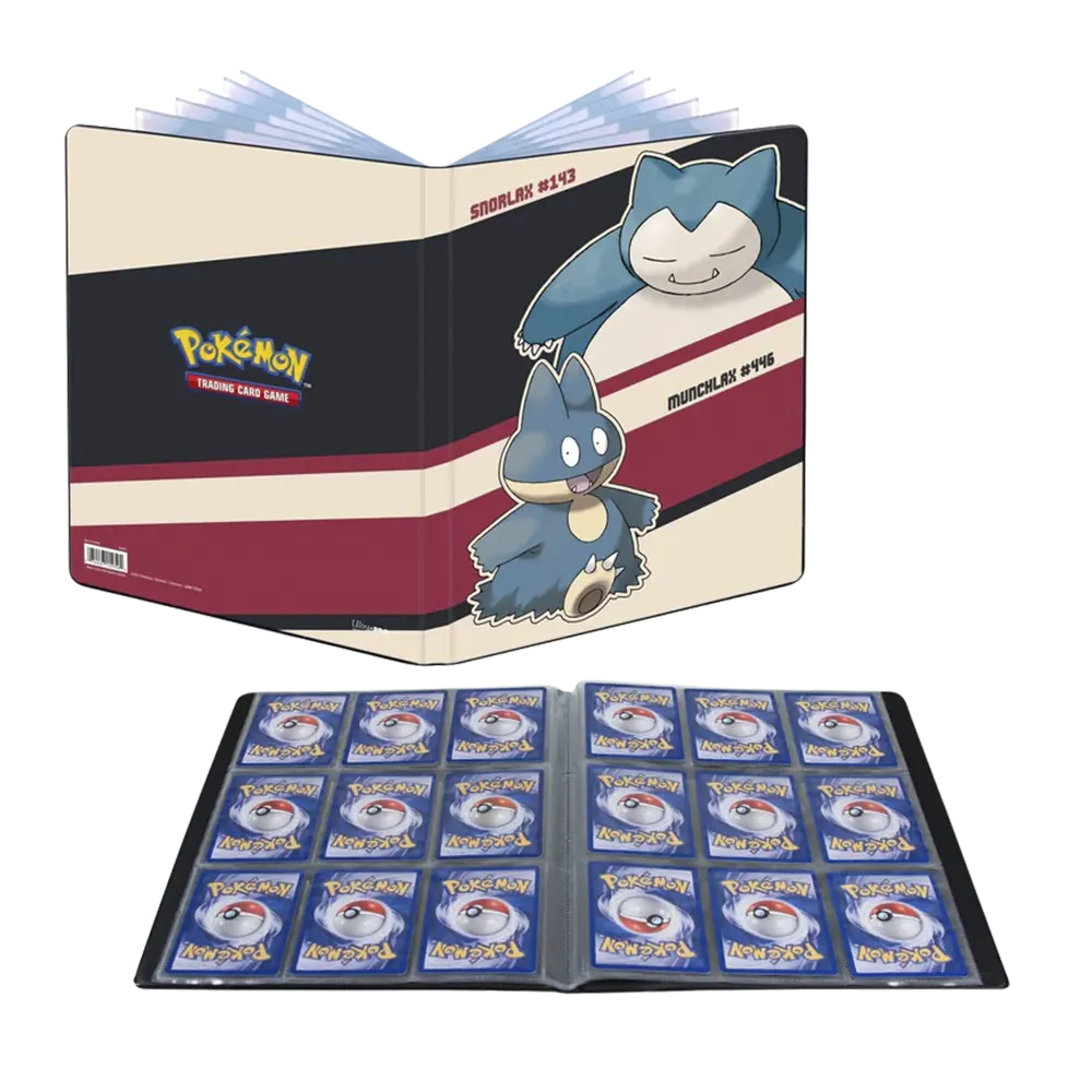 Album Snorlax Ultra Pro 9 Bolsillos Álbum de Snorlax 9 bolsillos Pokémon