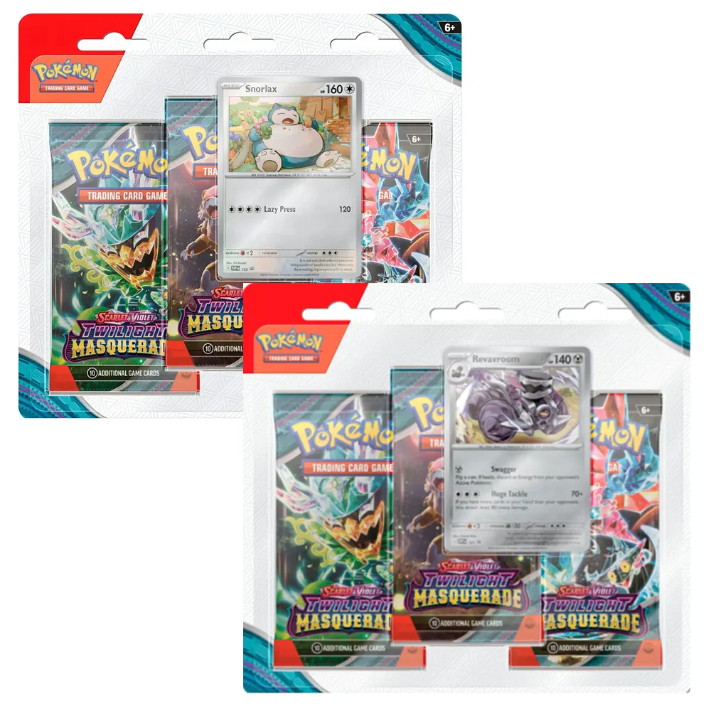 Mascarada Crepuscular Blister 3 sobres Español Pokemon