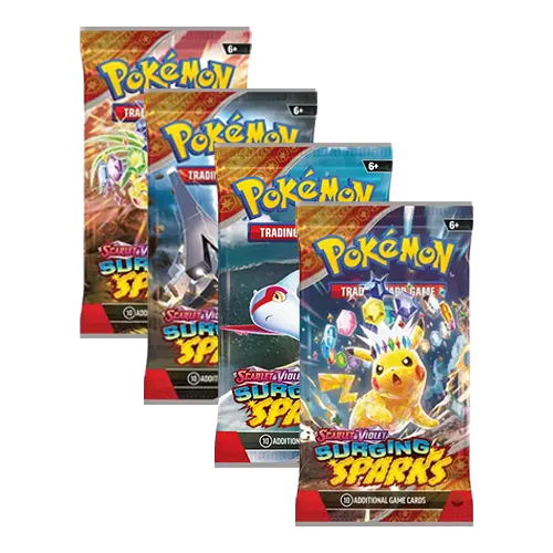 Surging Sparks Sobre Ingles Pokemon 2024 (Reserva)