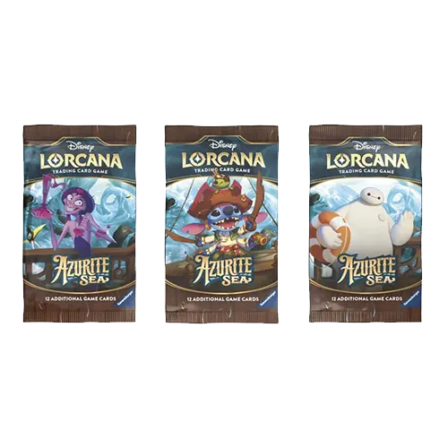 Sobre Azurite Sea Lorcana Disney Inglés