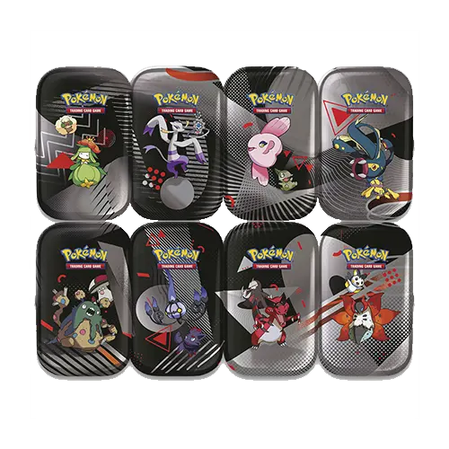 Mini lata Pokémon Blanco y Negro 2025 (Español) sellada, frontal
