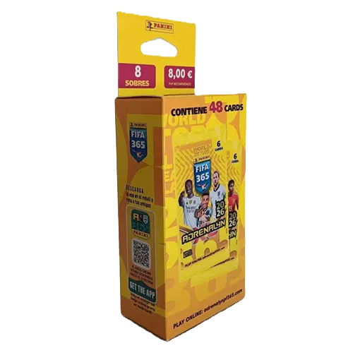 blister adrenalyn 365 fifa Blister de 8 sobres Adrenalyn FIFA 365 2026