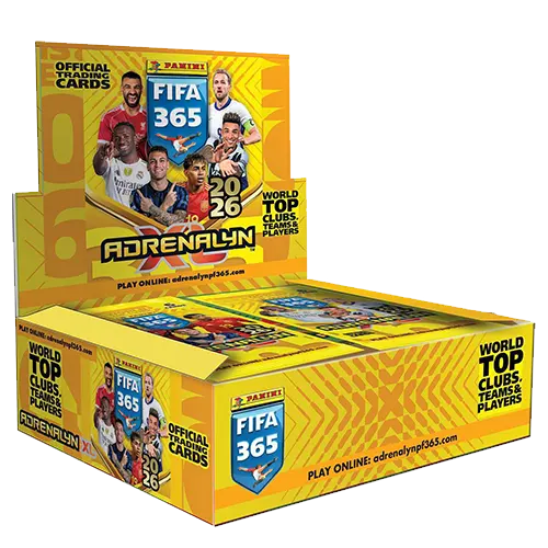 caja adrenalyn fifa 365 2026 Caja de 24 sobres Adrenalyn FIFA 365 Español