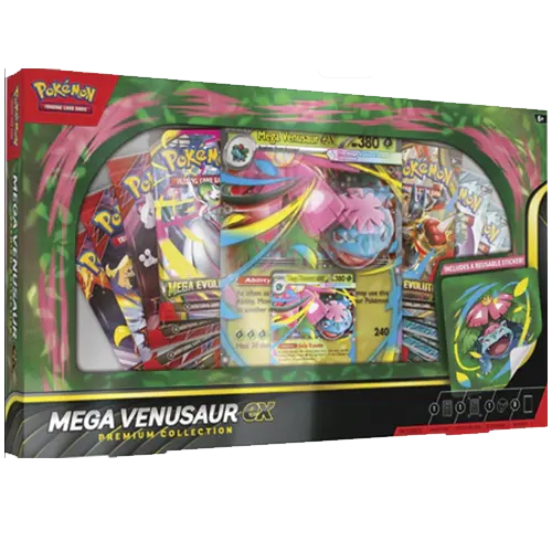 caja mega venusaur ex ingles
