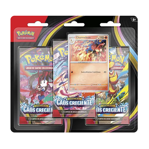 blister 3 sobres caos creciente