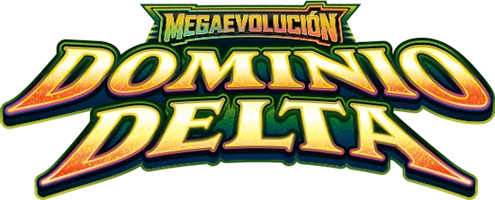 Logo de la expansión Pokémon Megaevolución Dominio Delta en español